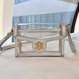 Anna Clear Silver Handbag - Jessi Jayne Boutique