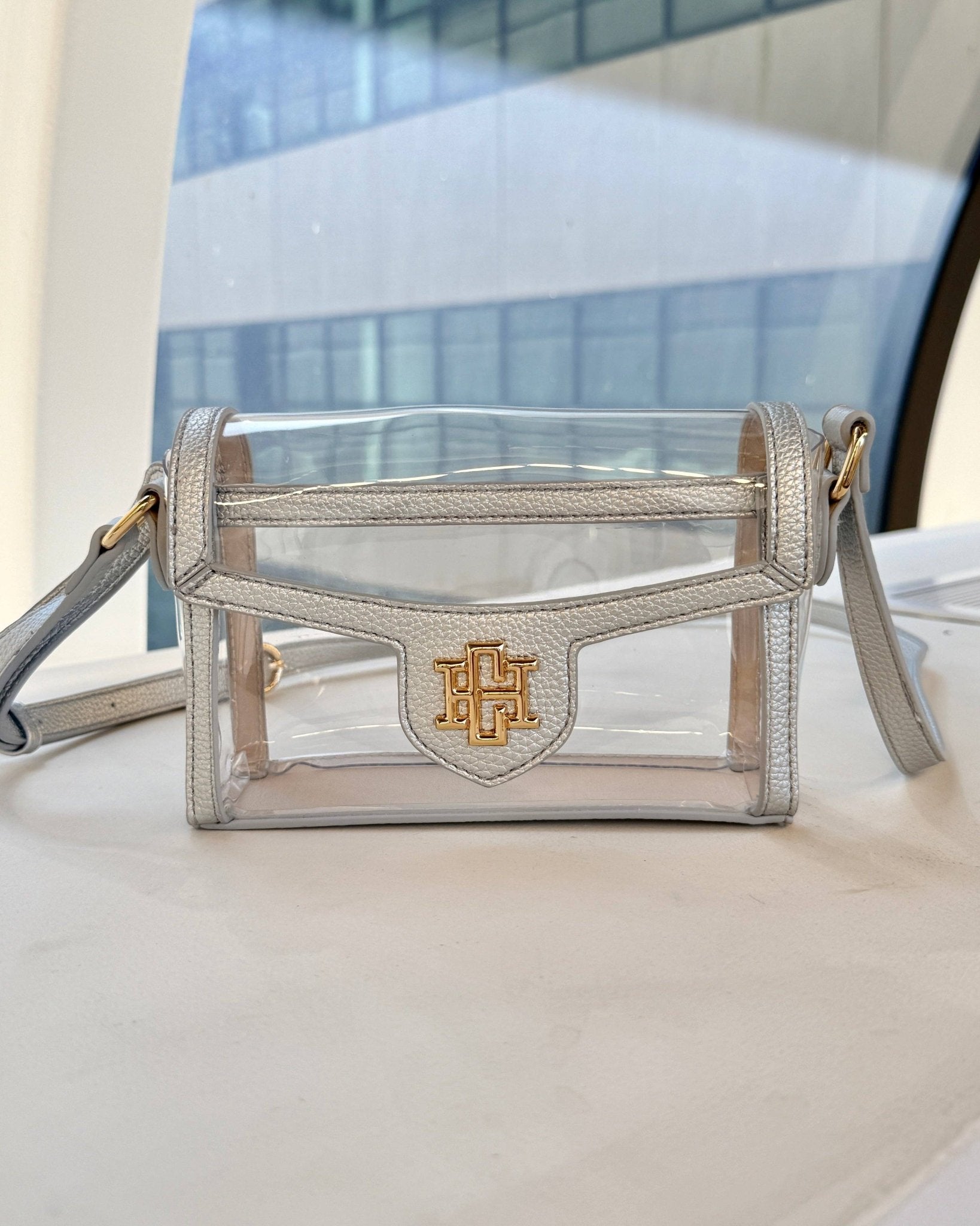 Anna Clear Silver Handbag - Jessi Jayne Boutique