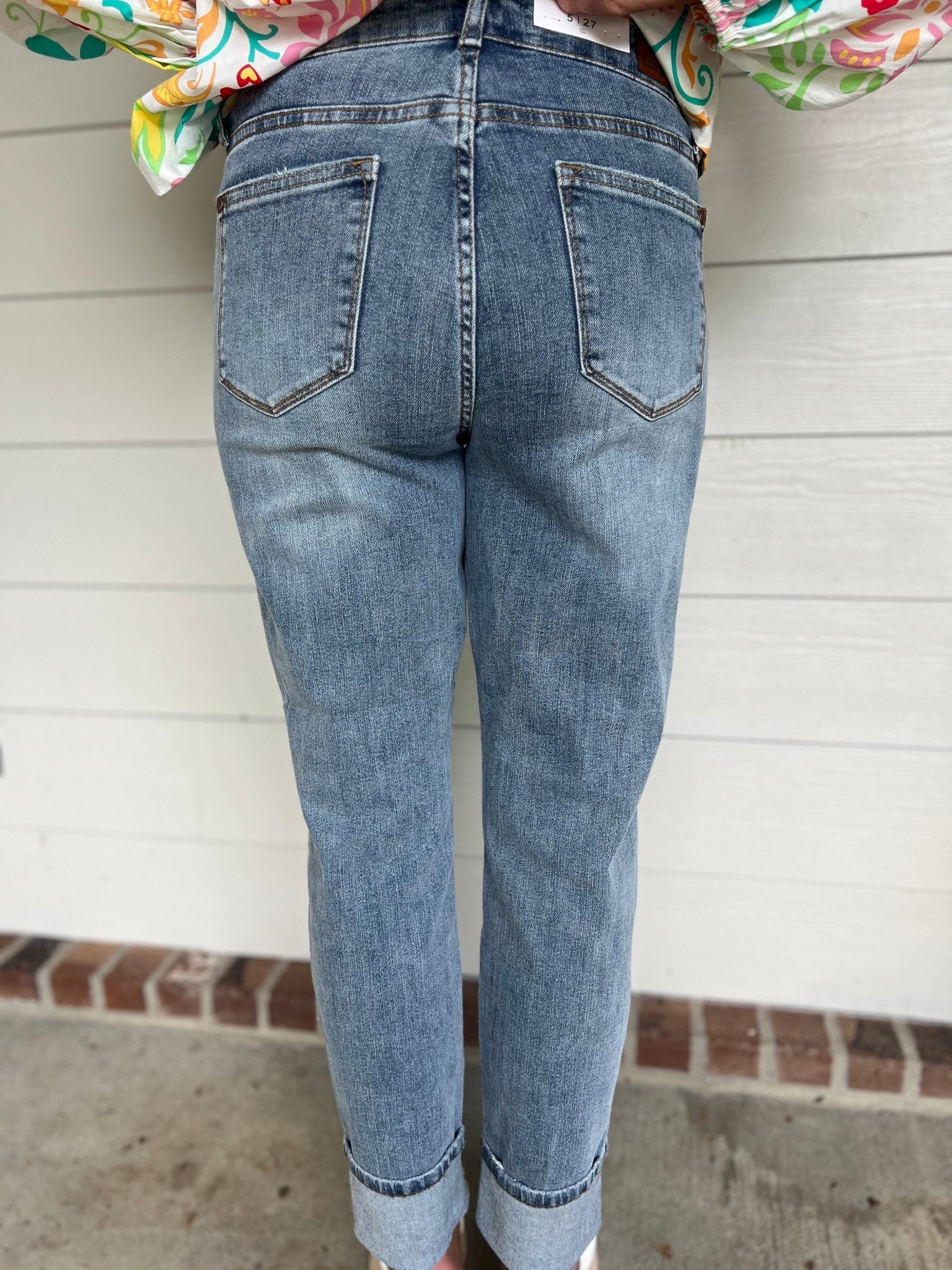 Stay or Go Judy Blue High Waist Boyfriend Jeans - Jessi Jayne Boutique