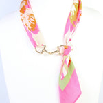 Lana Horsebit Scarf Necklace Pink - Jessi Jayne Boutique
