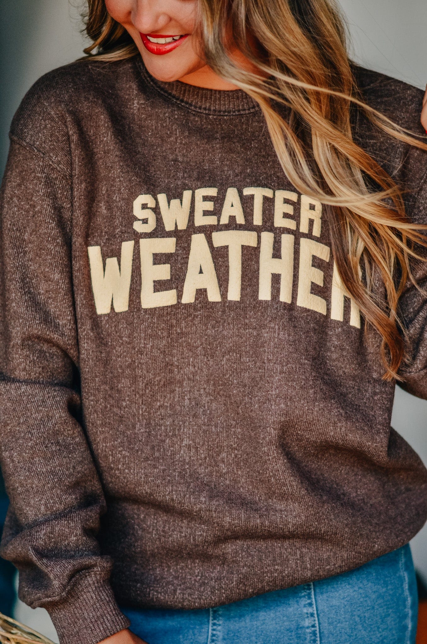 Sweater Weather Knit Sweatshirt - Jessi Jayne Boutique