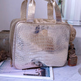 Punta Cana Large Gold Case Bag - Jessi Jayne Boutique