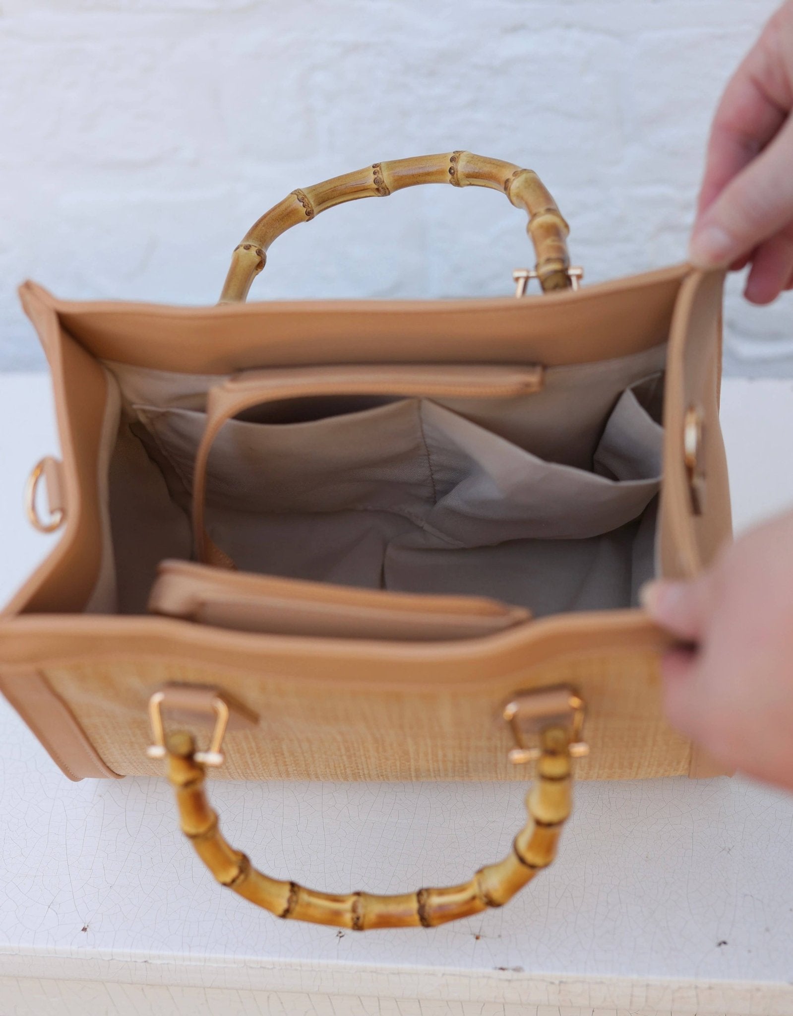 Kennedy Tote Natural Blush - Jessi Jayne Boutique