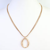 Grants Layered Cascade Chain with Pendant Worn Gold