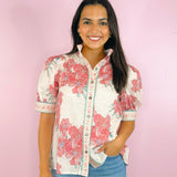 Garden Daydream Floral Blouse - Jessi Jayne Boutique