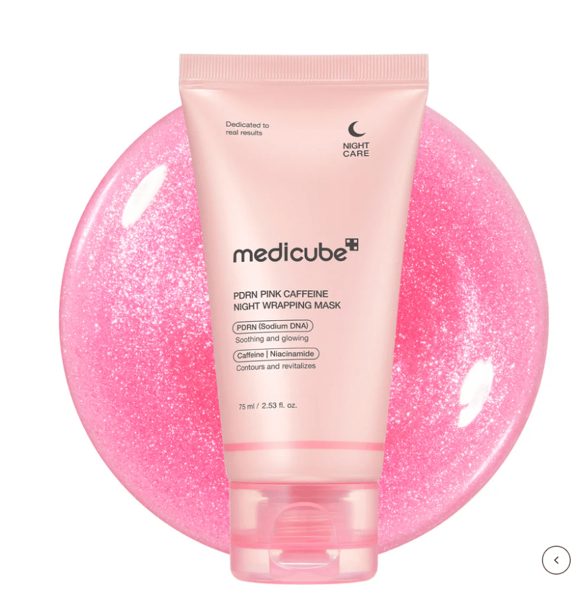 MEDICUBE PDRN Pink Caffeine Overnight Wrapping Mask - Jessi Jayne Boutique