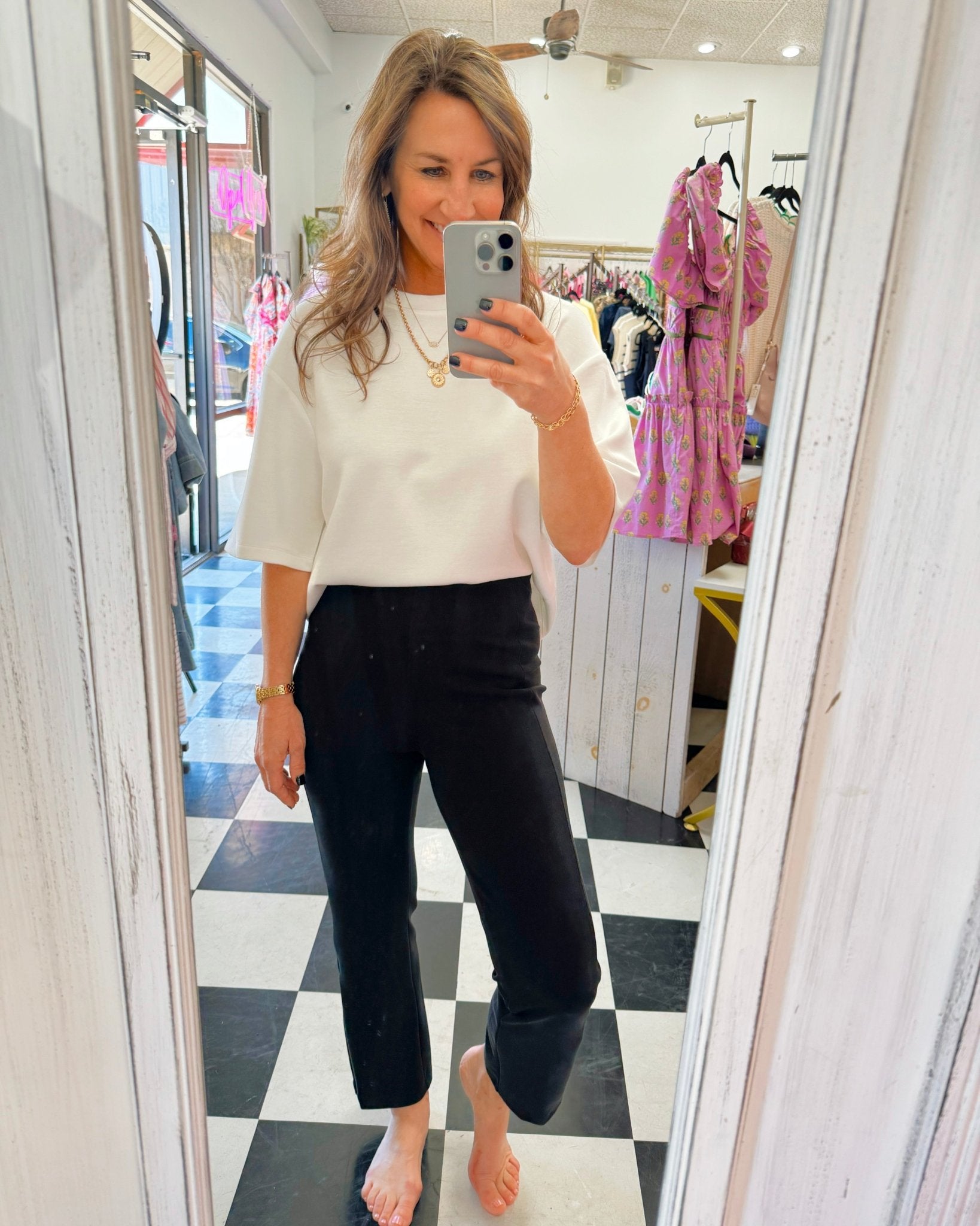 Black Sleek and Chic Zip - Hem Pants - Jessi Jayne Boutique