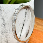 Silver Diamond Bangle Bracelet - Jessi Jayne Boutique
