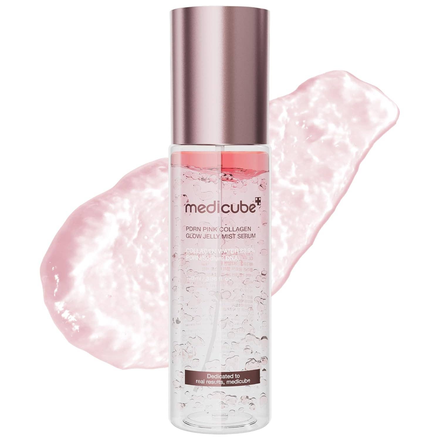 MEDICUBE PDRN Pink Collagen Glow Jelly Mist Serum 3.38 fl. oz - Jessi Jayne Boutique