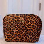 Capri Large Leopard Patent Pouch - Jessi Jayne Boutique