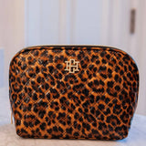 Capri Large Leopard Patent Pouch - Jessi Jayne Boutique