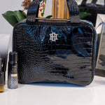 Punta Cana Large Black Patent Case Bag - Jessi Jayne Boutique