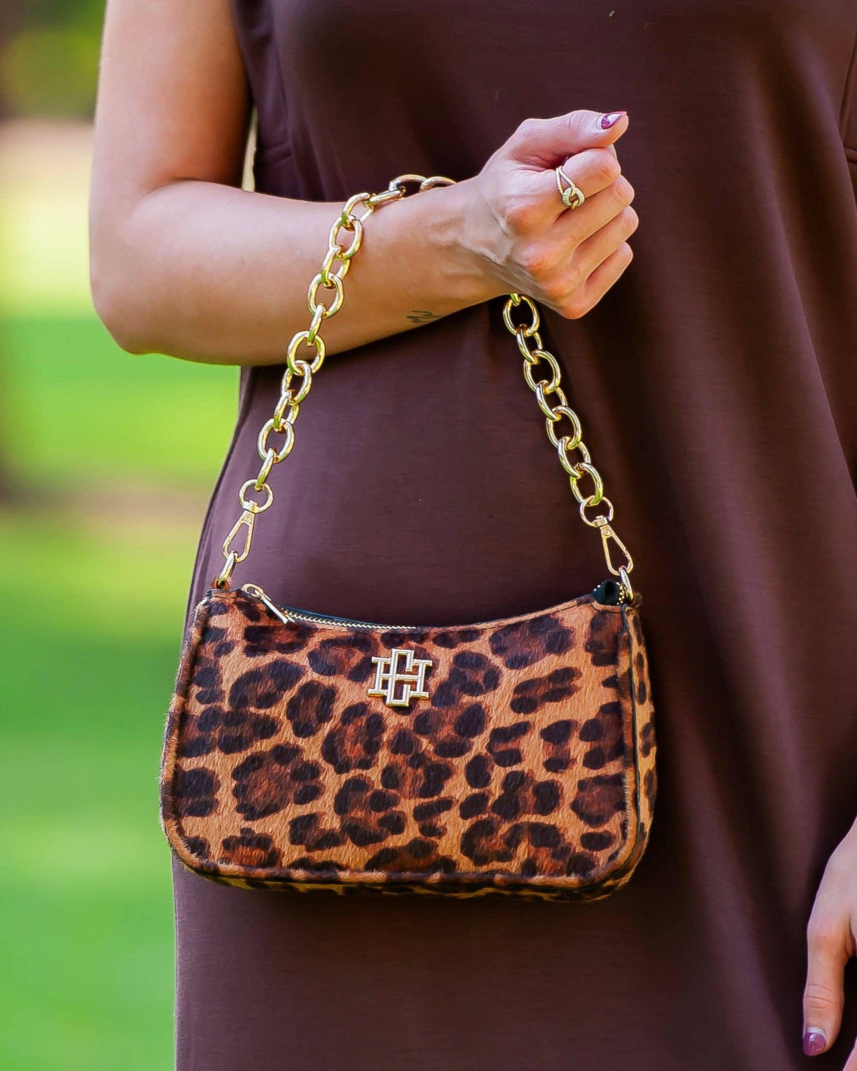 Joan Crossbody Spotted Saddle - Jessi Jayne Boutique