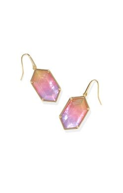 Kendra Scott Hallie Drop Gold Sunrise Earrings - Jessi Jayne Boutique
