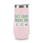 Get Your Mahj On Insulated Wine Tumbler - Jessi Jayne Boutique