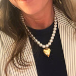 Timeless Pearl Heart Necklace - Jessi Jayne Boutique