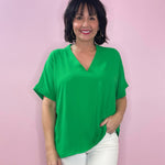 Effortless Flow V - Neck Top (four colors) - Jessi Jayne Boutique