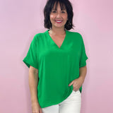 Effortless Flow V - Neck Top (four colors) - Jessi Jayne Boutique