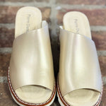 Golden Hour Brushed Gold Wedges - Jessi Jayne Boutique