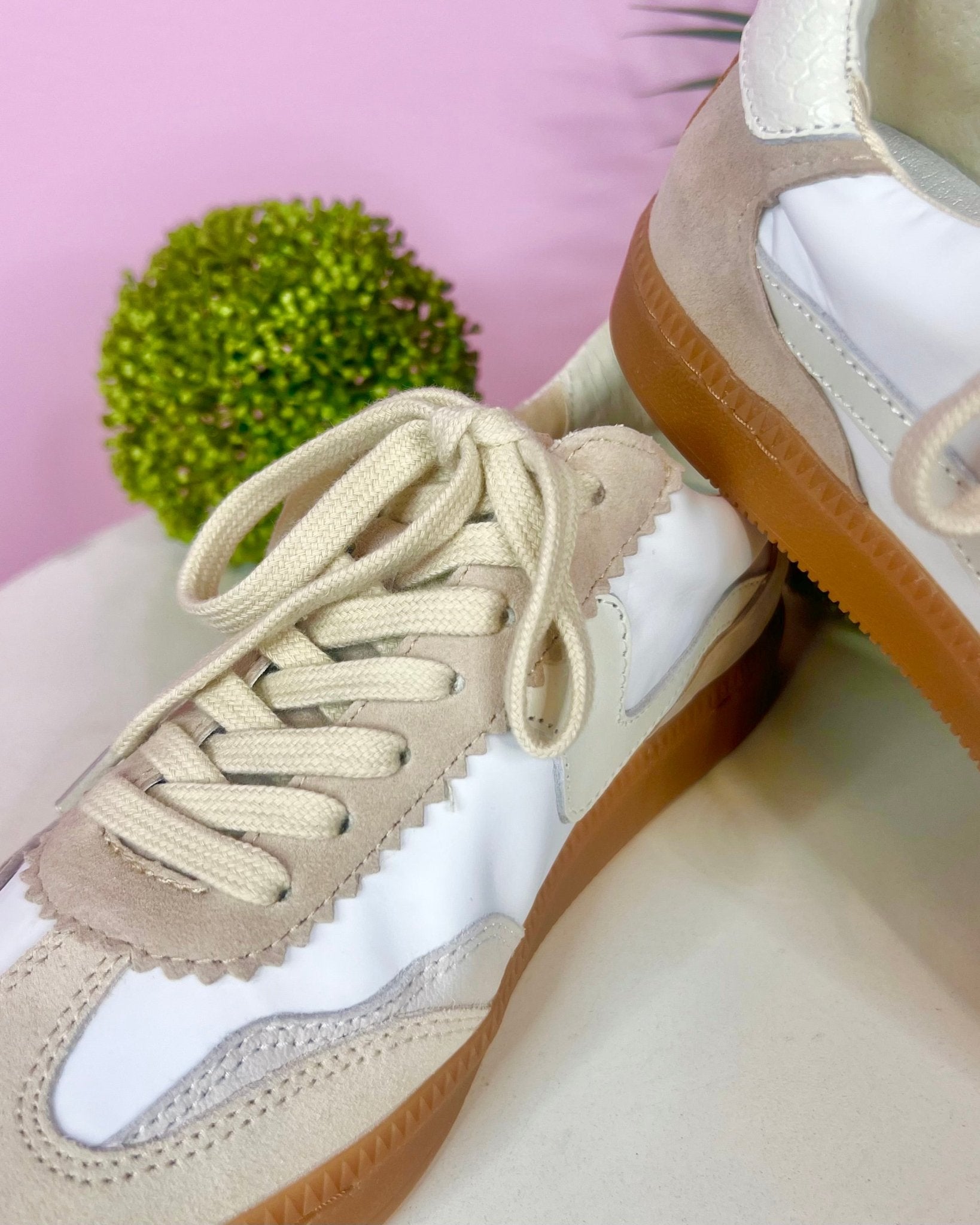 Dolce Vita Notice Sneakers In Ivory Multi Nylon - Jessi Jayne Boutique