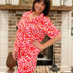Hearts and Kisses Pajama Shorts Set - Jessi Jayne Boutique