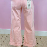 Blush Babe Tummy - Control Wide - Leg Crop Risen Jeans - Jessi Jayne Boutique