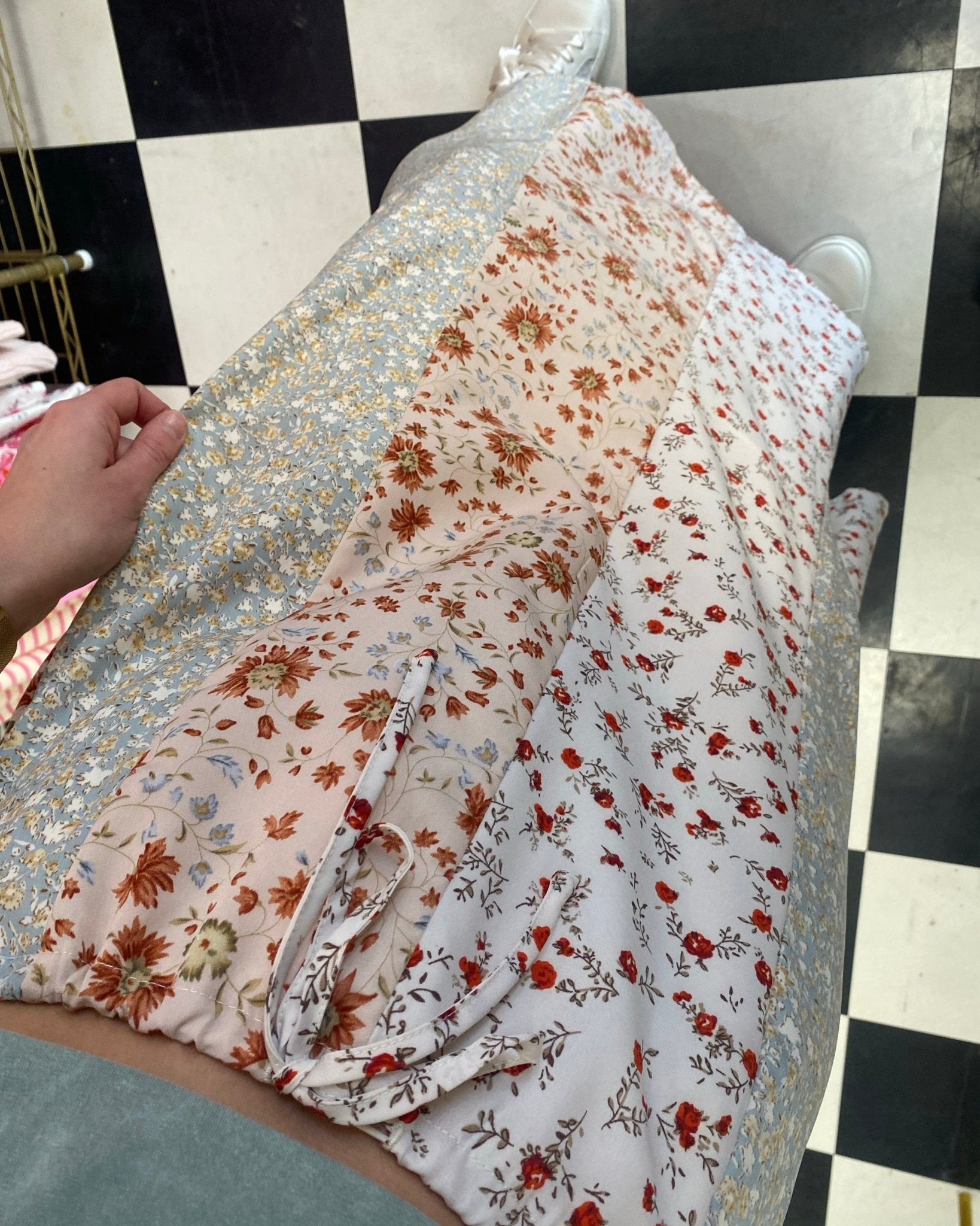 Meadow Bloom Patchwork Skirt - Jessi Jayne Boutique