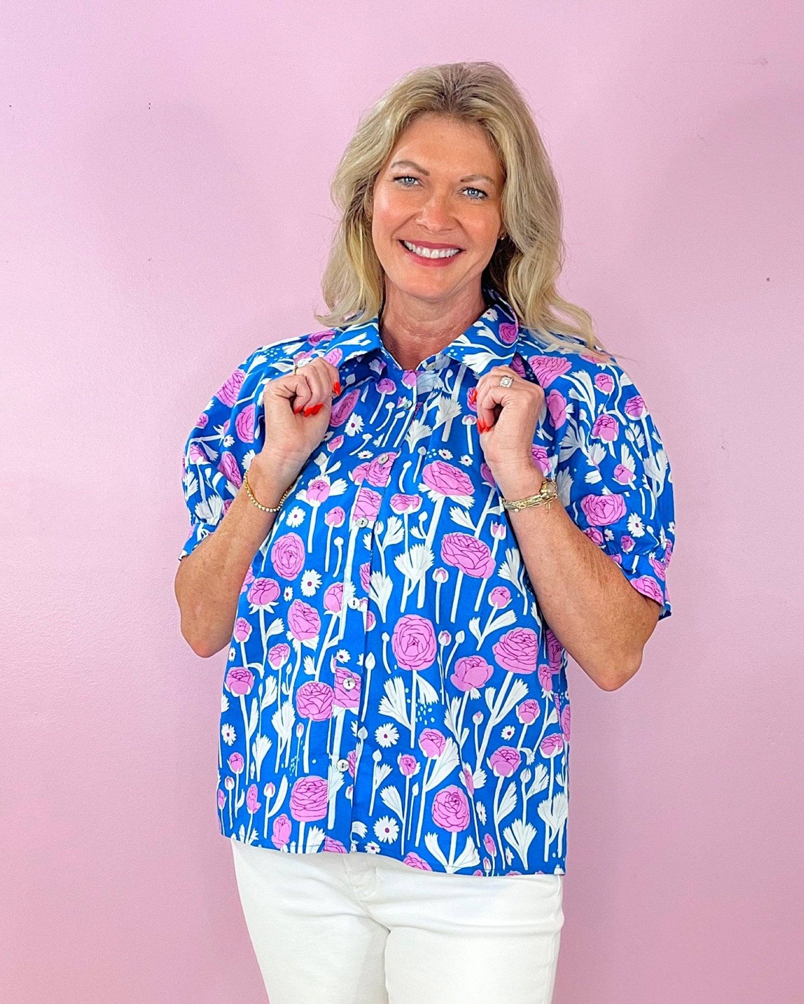 Freshly Picked Floral Button - Up - Jessi Jayne Boutique