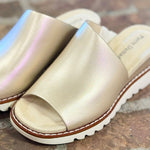 Golden Hour Brushed Gold Wedges - Jessi Jayne Boutique