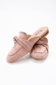 Clingy Corkys Blush Faux Suede Mules - Jessi Jayne Boutique