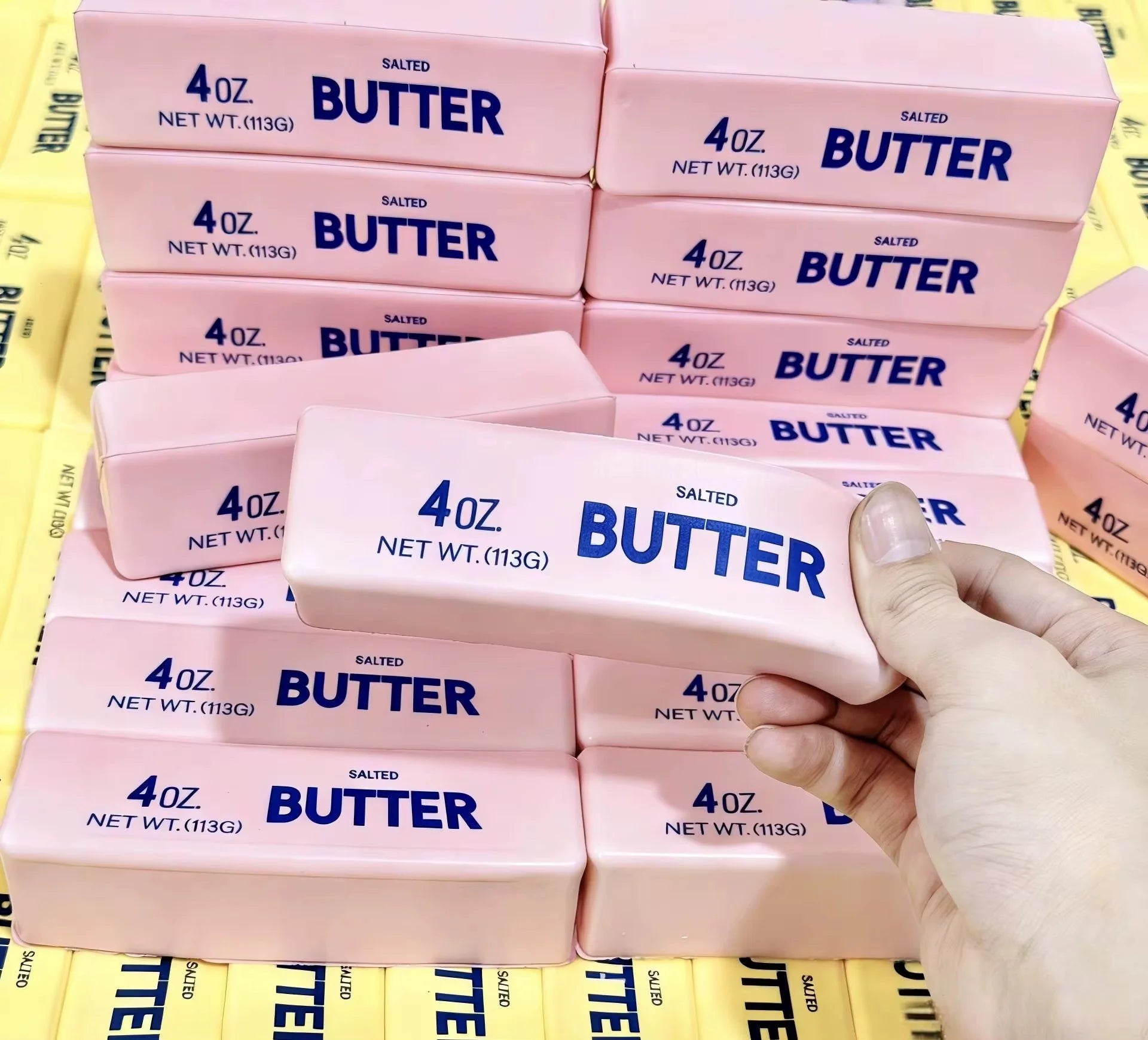 Pink Butter Squishy – Viral Slow Rising Sensory Stress Toy - Jessi Jayne Boutique