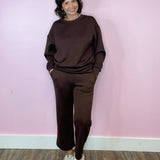 Ultra Comfy Sweatshirt & Cropped Leg Pant Set - Jessi Jayne Boutique