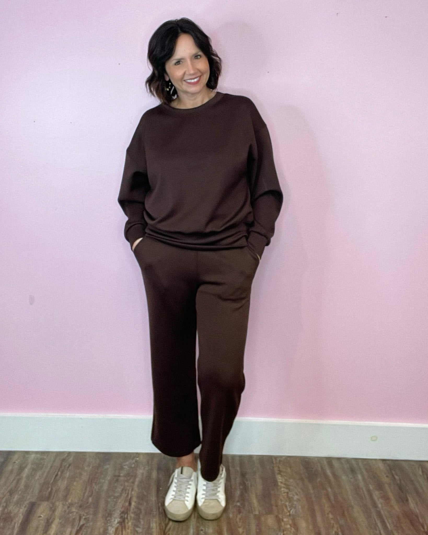 Ultra Comfy Sweatshirt & Cropped Leg Pant Set - Jessi Jayne Boutique