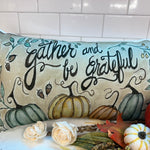Daron's Gather & Be Grateful Lumbar 14x24 Pillow - Jessi Jayne Boutique