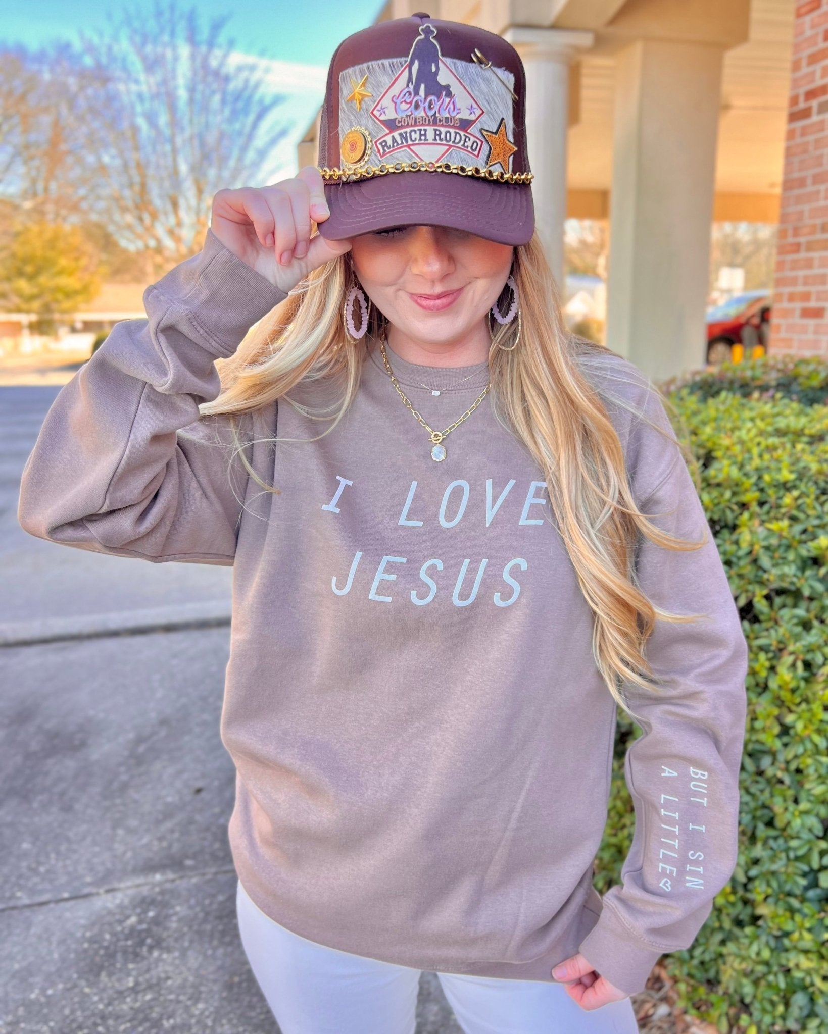 Summer Renee Bullet Trucker Hat Coors Cowboy Club Ranch Rodeo - Jessi Jayne Boutique