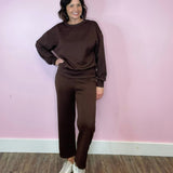 Ultra Comfy Sweatshirt & Cropped Leg Pant Set - Jessi Jayne Boutique