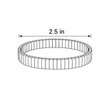 Pressie Horizon Stretch Bracelet Silver - Jessi Jayne Boutique