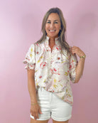 Wildflower Reverie Ruffle Top - Jessi Jayne Boutique