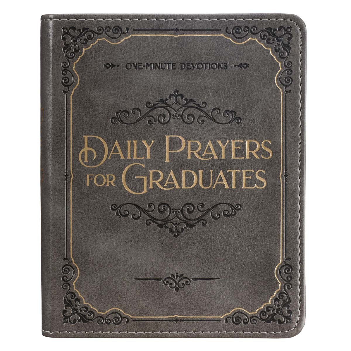 Daily Prayers for Graduates Gray Faux Leather Devotional - Jessi Jayne Boutique
