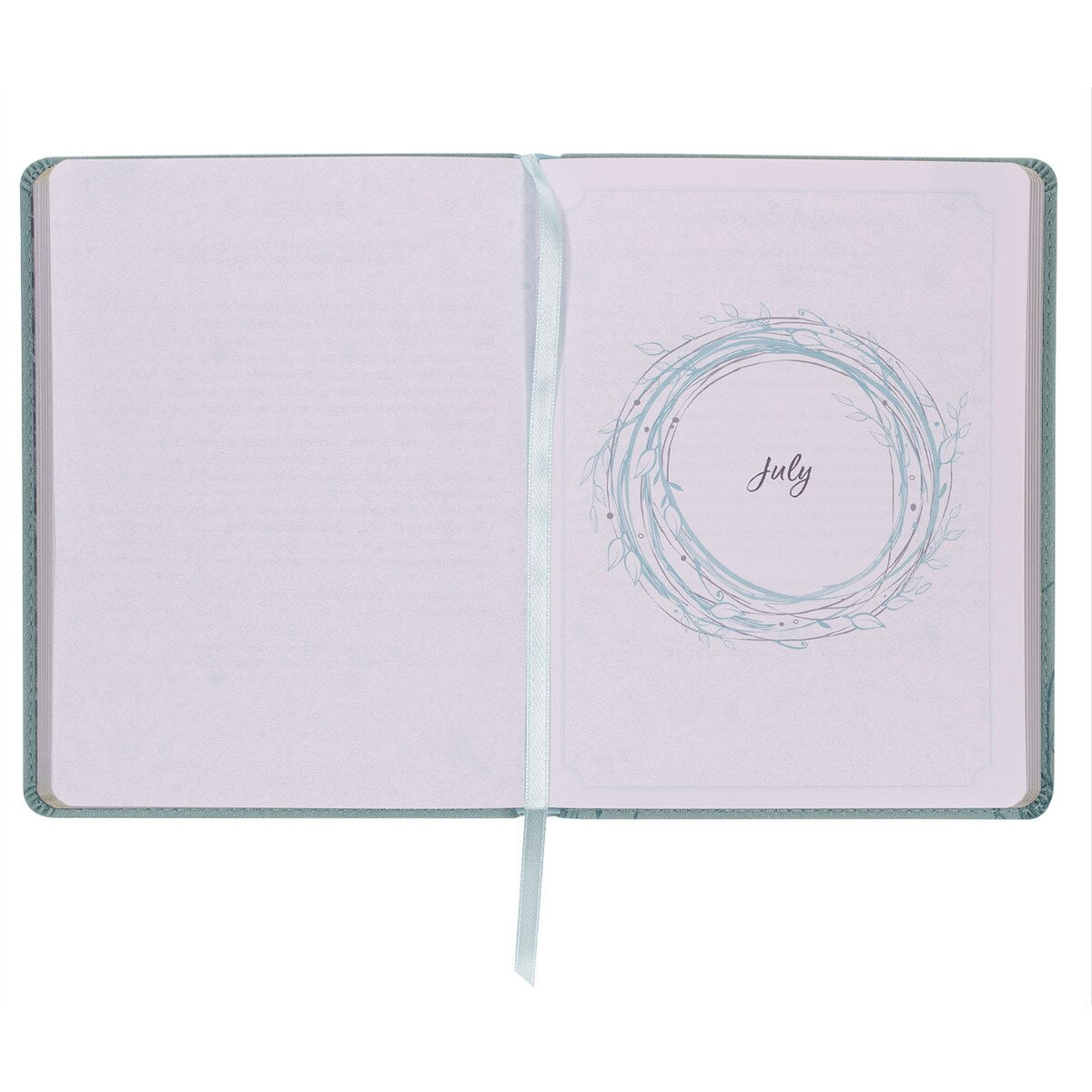 Daily Hope for the Empty Nest Dusty Teal Faux Leather Devotional Book - Jessi Jayne Boutique