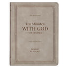 Ten Minutes with God for Women Taupe Faux Leather Daily Devotional Book - Jessi Jayne Boutique