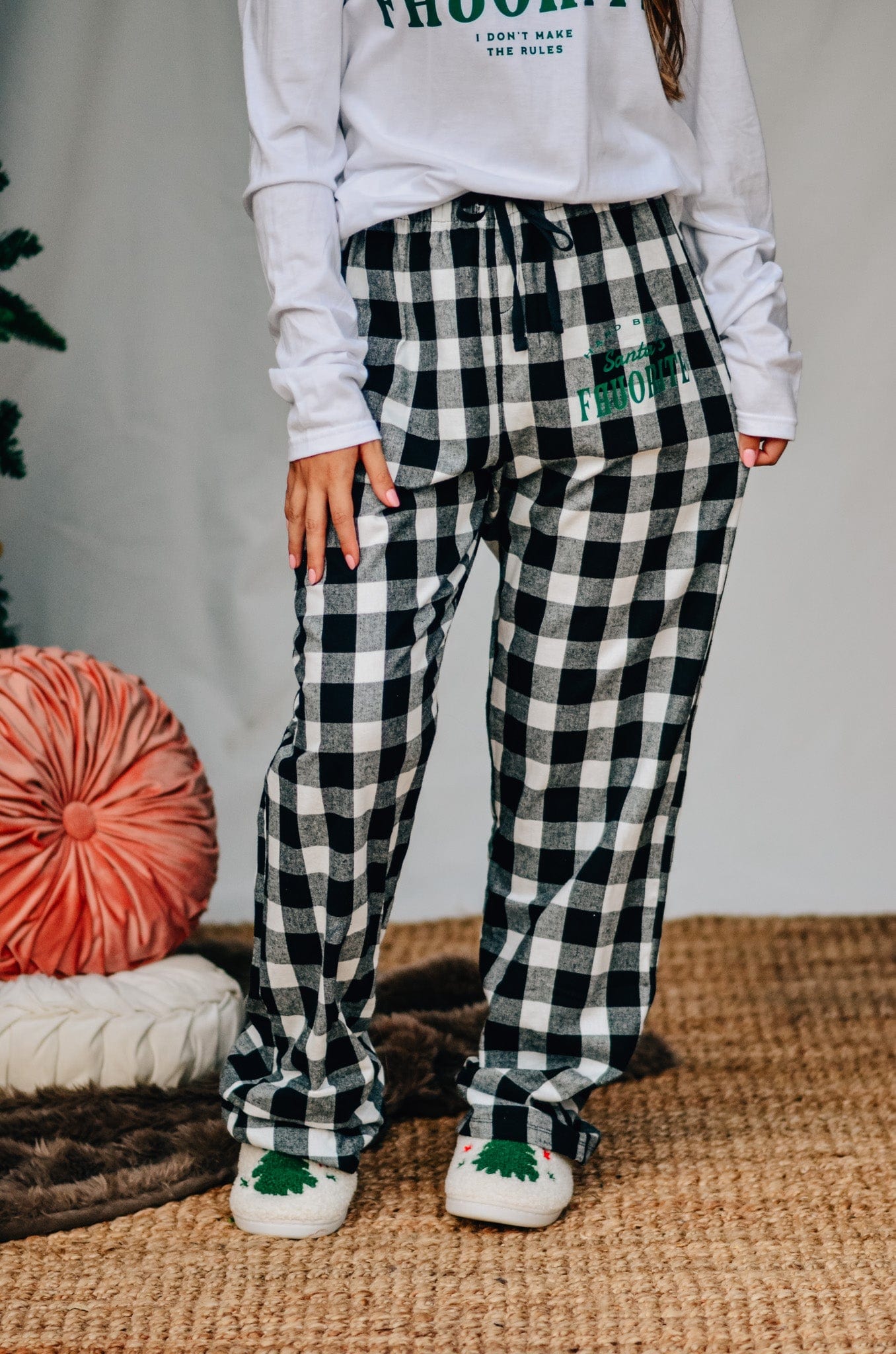Santa’s Favorite Plaid Pants - Jessi Jayne Boutique