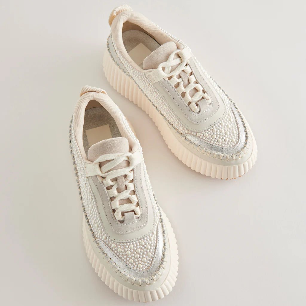 Dolce Vita Dolen Vanilla Pearl Sneakers - Jessi Jayne Boutique