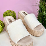 MIA Palma Espadrille Platform Wedge Sandal In Bone - Jessi Jayne Boutique
