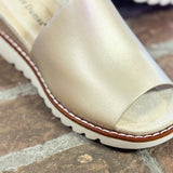 Golden Hour Brushed Gold Wedges - Jessi Jayne Boutique