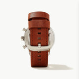 Scott Bros Evan’s 44mm Stainless Steel Field Watch In Ivory - by Kendra Scott - Jessi Jayne Boutique