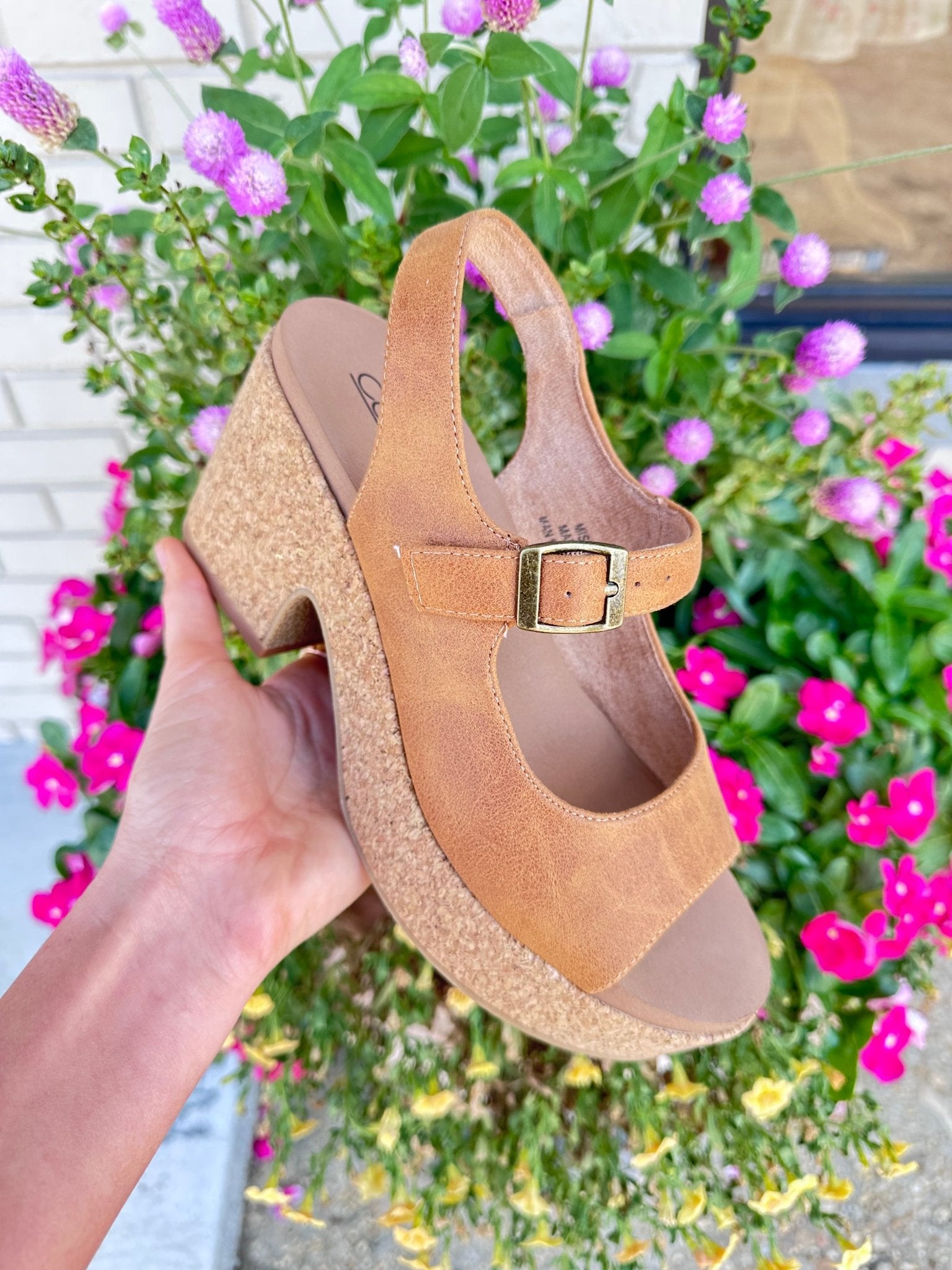 Corky's Camel Miss Behavin Wedge - Jessi Jayne Boutique