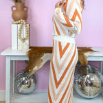Cultivating Kindness Stripe Sweater Skirt Set - Jessi Jayne Boutique