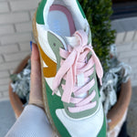 Mia Vesta Green Multi Sneaker - Jessi Jayne Boutique