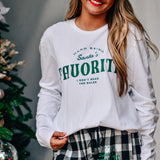 Santa’s Favorite Longsleeve - Jessi Jayne Boutique